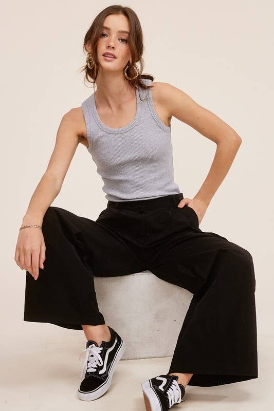 Chels Wide-Leg Cargo Pants