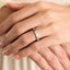 Silver Diamond Ring Band | Waterproof Jewelry