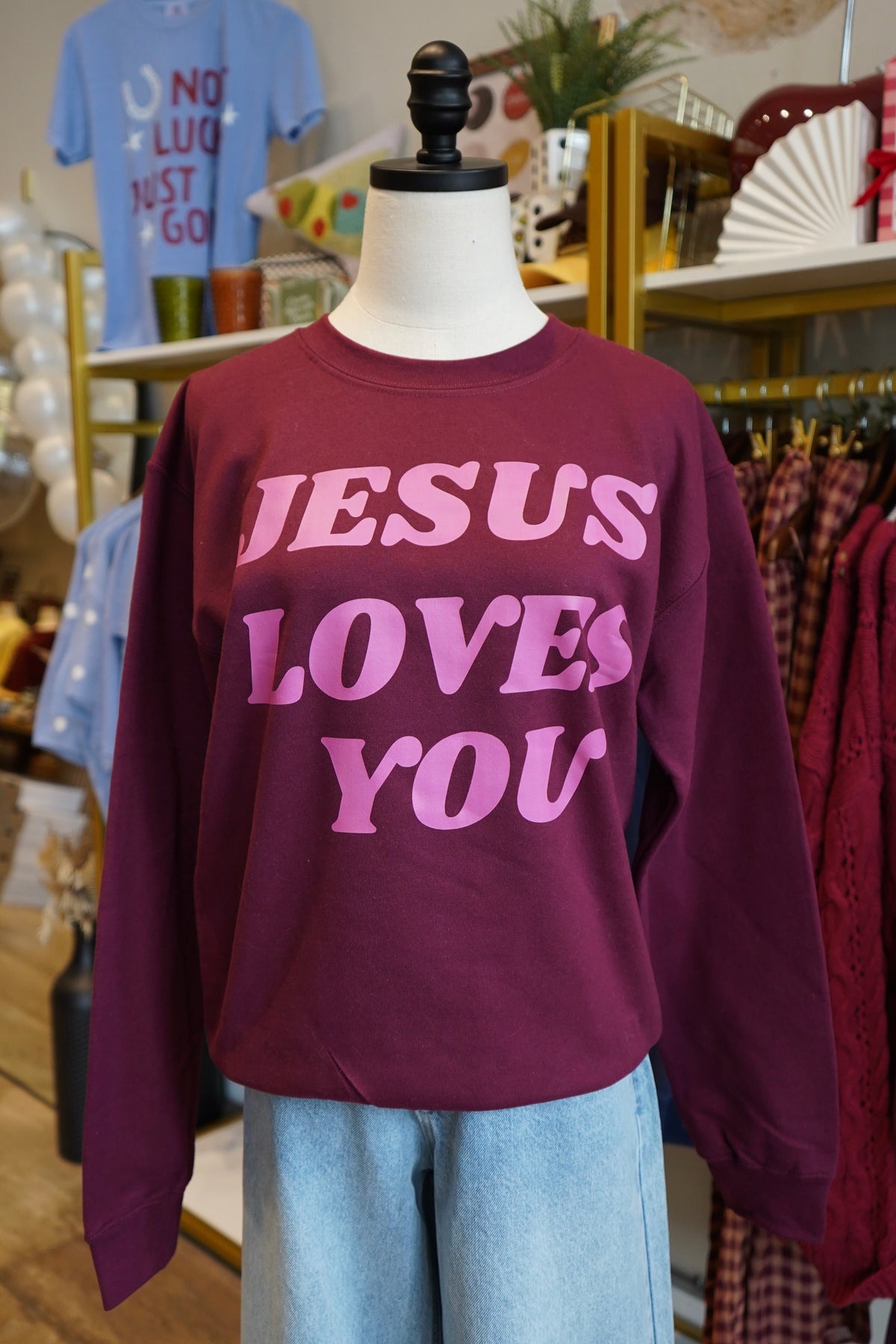 Jesus Loves You Crewneck