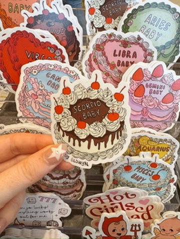 Zodiac Cake Stickers