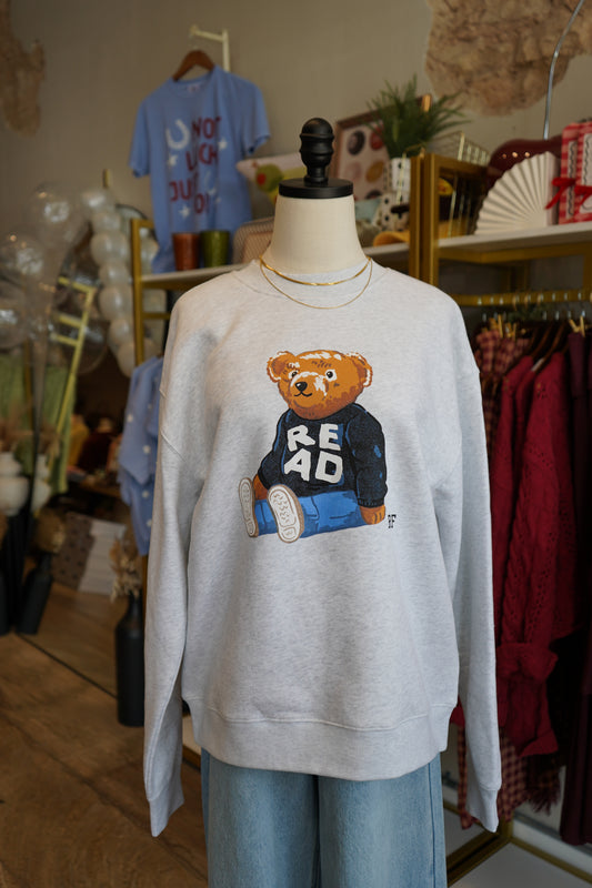 Rebel Bear READ 'Relaxed' Crewneck