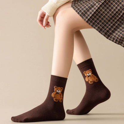 Cozy Bear Crew Socks