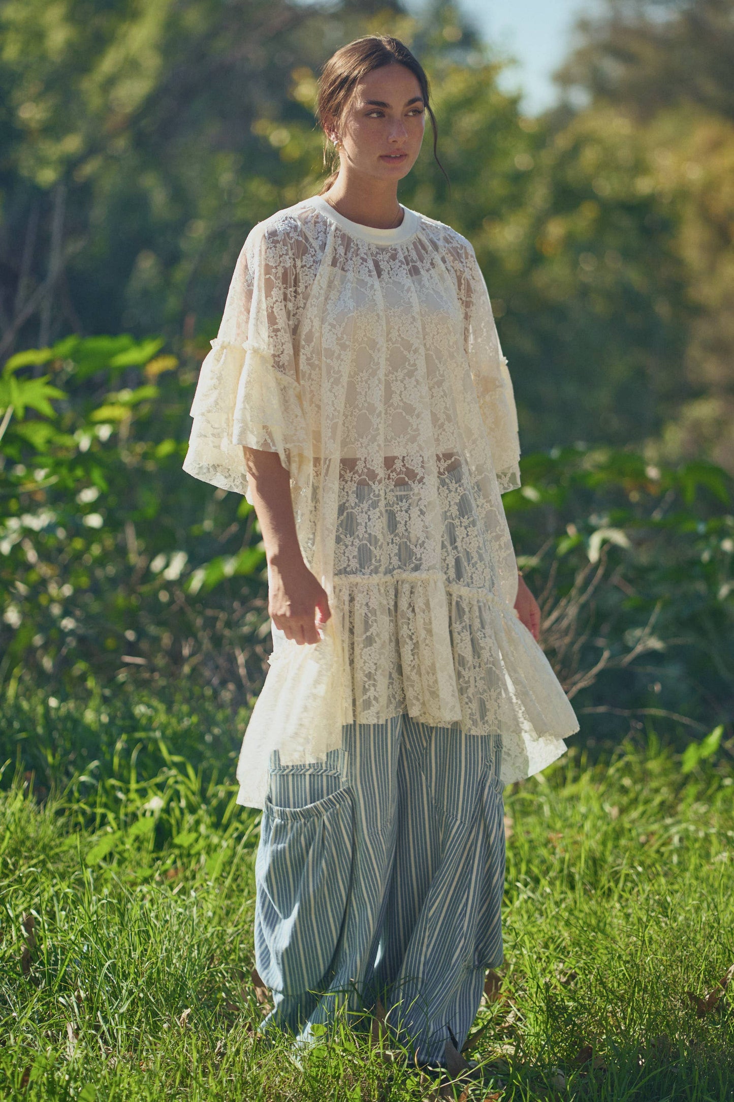 Gabbi Lace Tunic Top