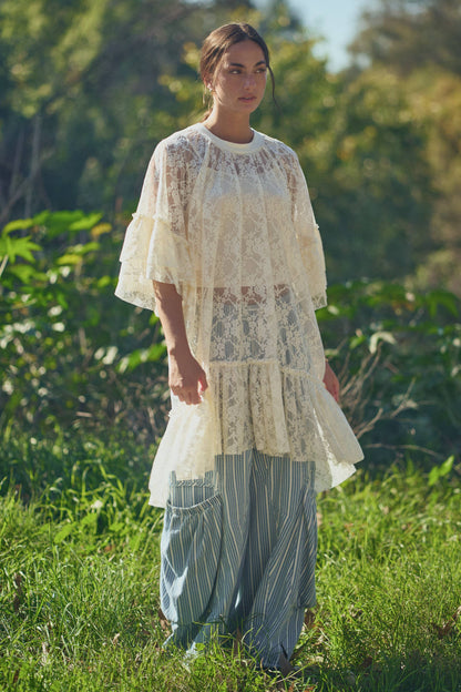 Gabbi Lace Tunic Top