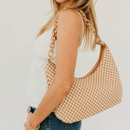 Sienna Slouchy Woven Shoulder Bag | PRETTY SIMPLE