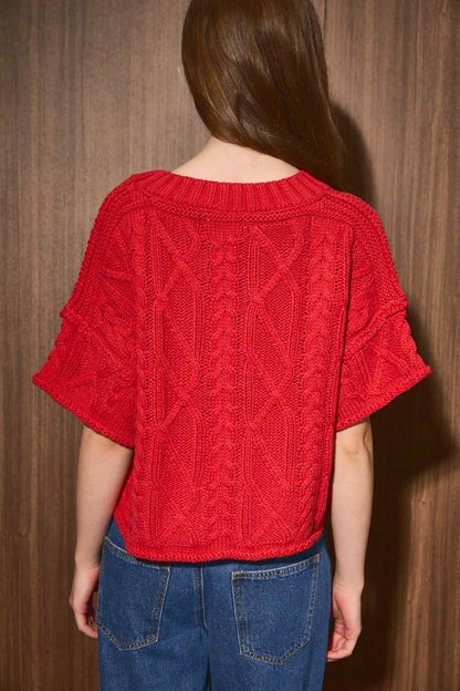 Bonnie Short Sleeve Sweater