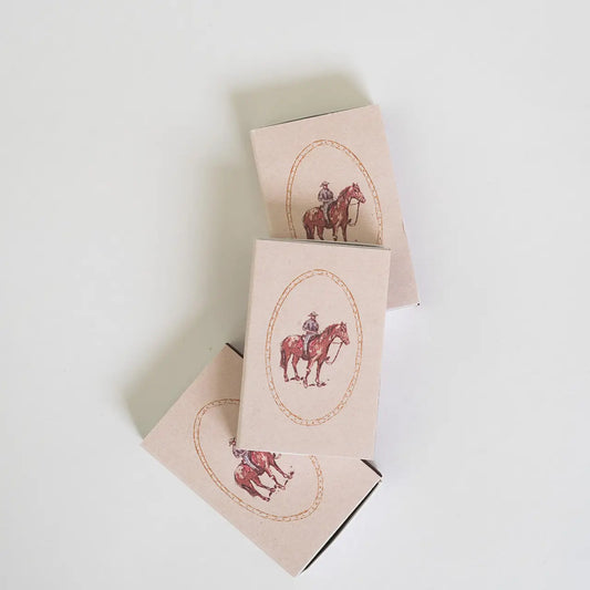 Western Cowboy Matchbox