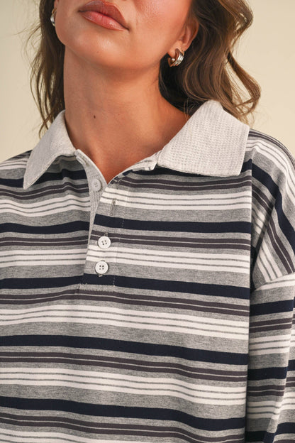 Allie Rugby Stripe Set