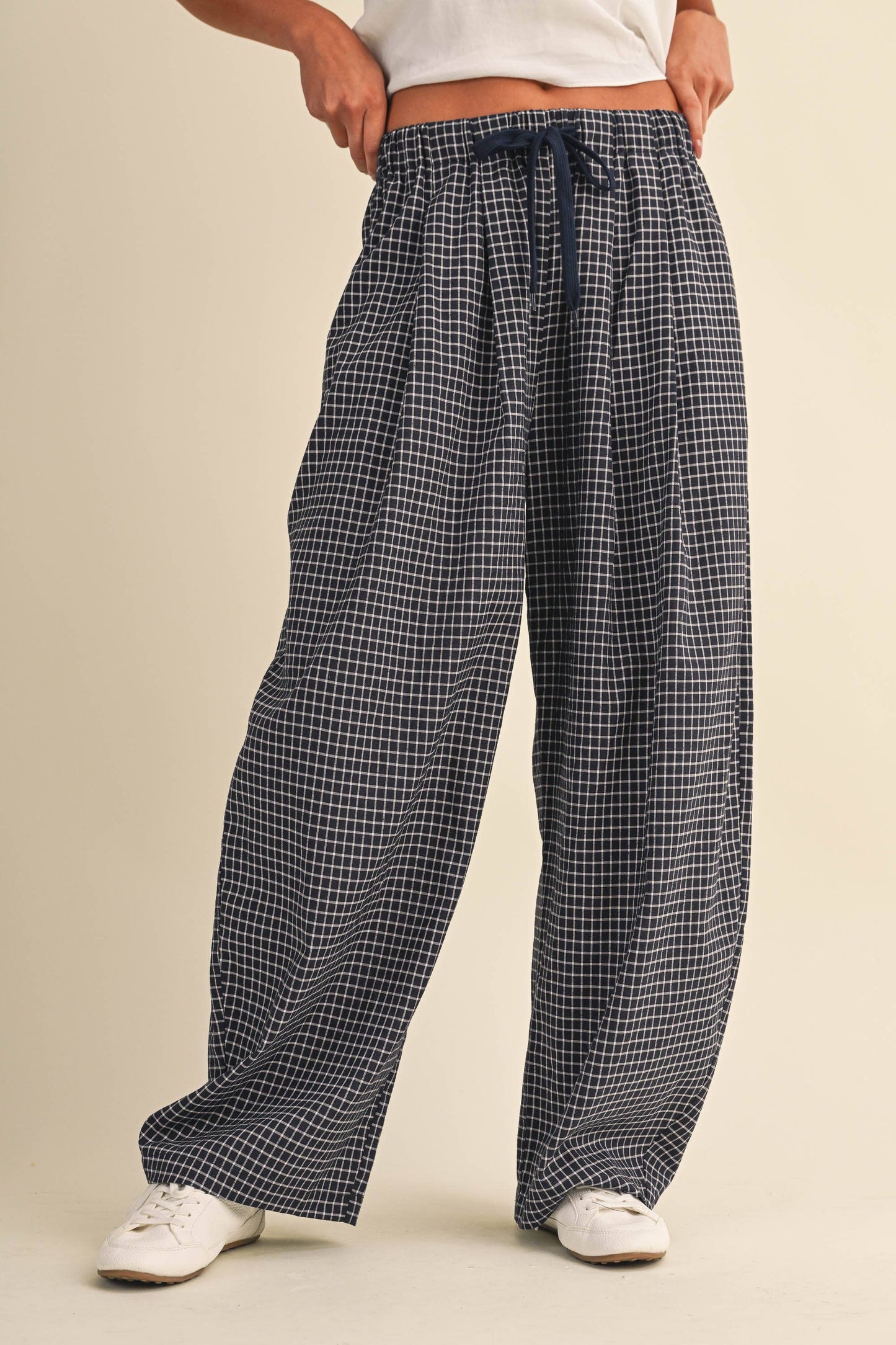 Lauren Checkered Baggy Pants