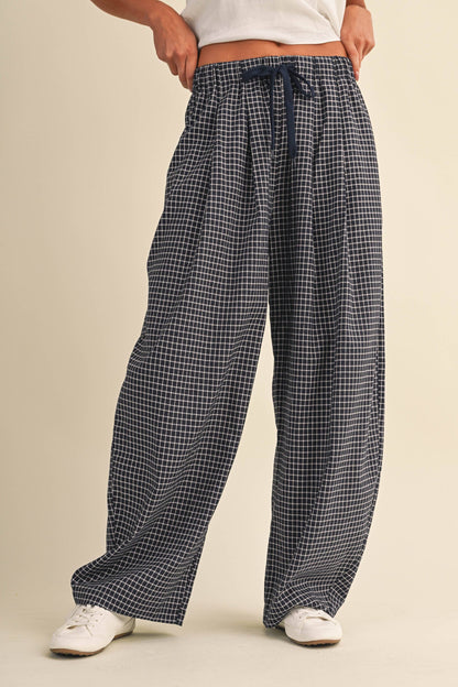 Lauren Checkered Baggy Pants