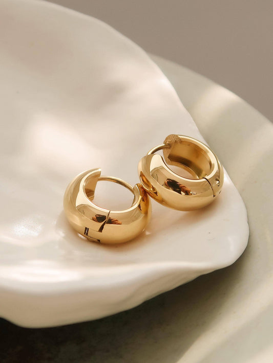 Birdie Small Classic Hoop Earring | Waterproof Jewelry