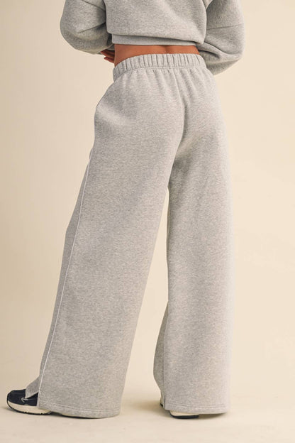 Core Cozy Fleece Wide Leg Sweatpants