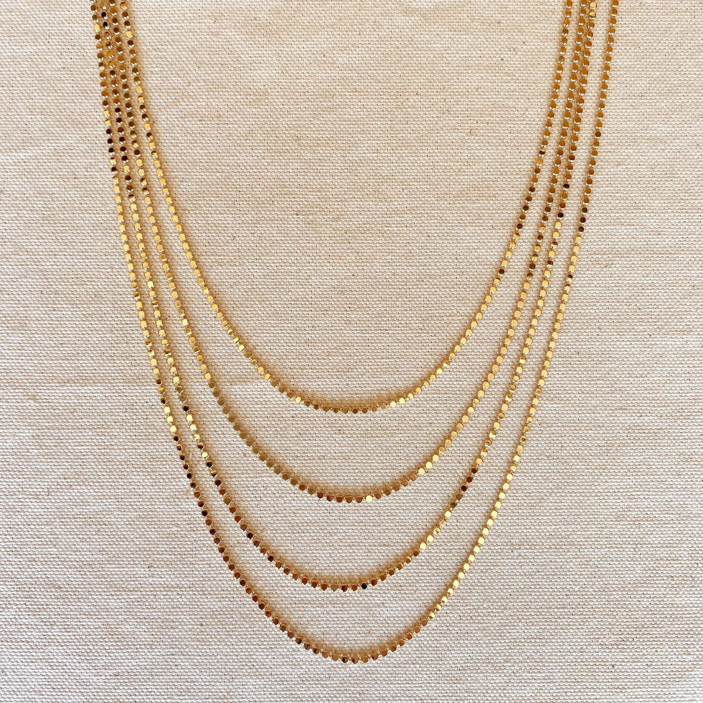 Paisley Flat Ball Chain Necklace | Waterproof Jewelry