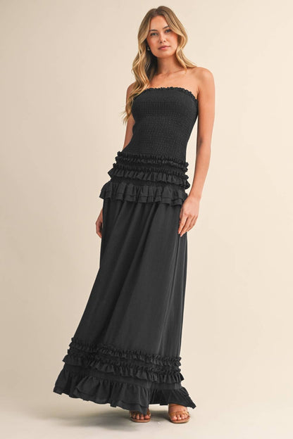 Ida Drop Waist Maxi Dress