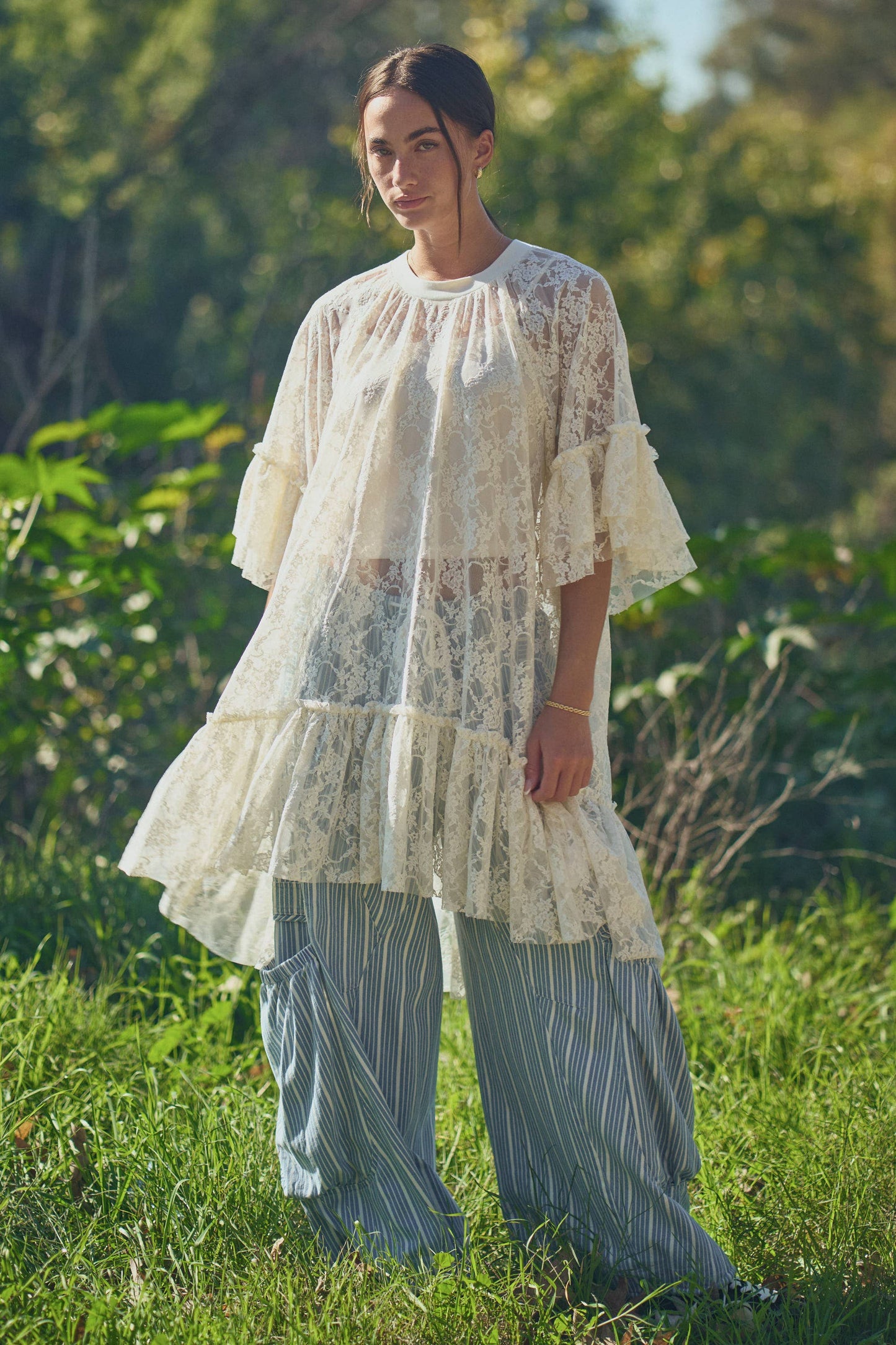 Gabbi Lace Tunic Top