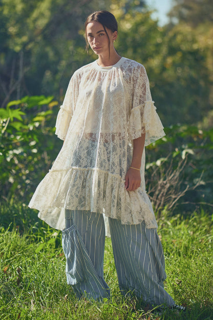 Gabbi Lace Tunic Top