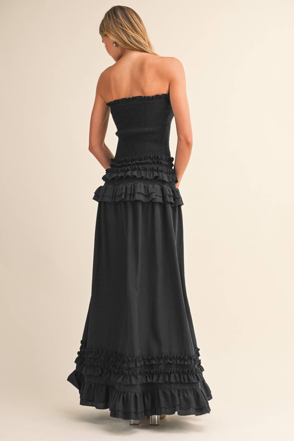 Ida Drop Waist Maxi Dress Velvet & Verde Ida Drop Waist Maxi Dress Velvet & Verde