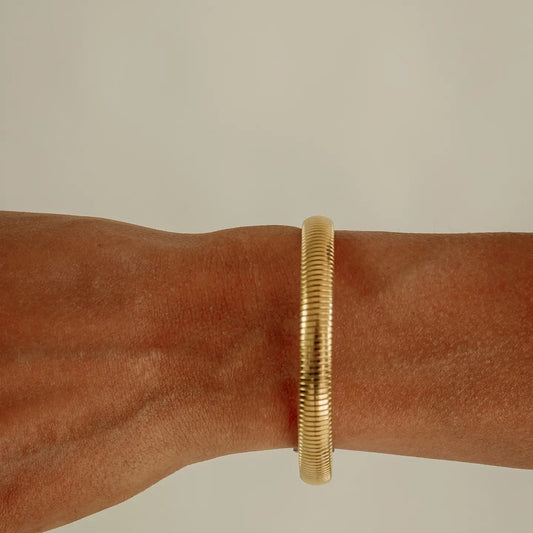 The Ribbed Bangle Small | WATERPROOF JEWELRY