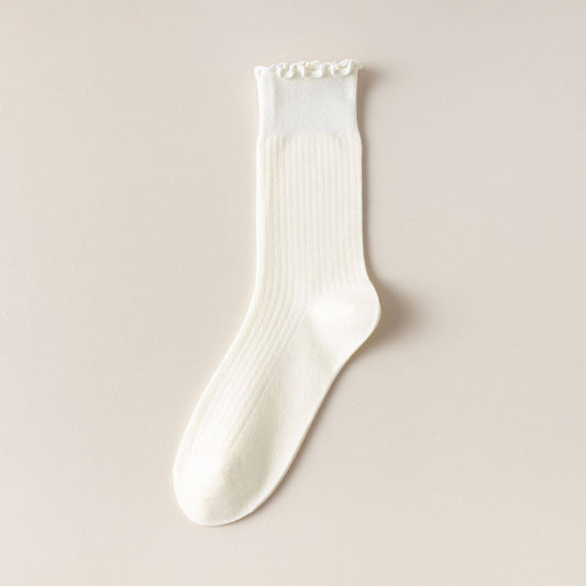 Essential Ruffle Crew Socks