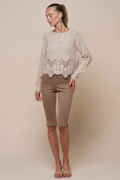 Helen Lace Crochet Cardigan