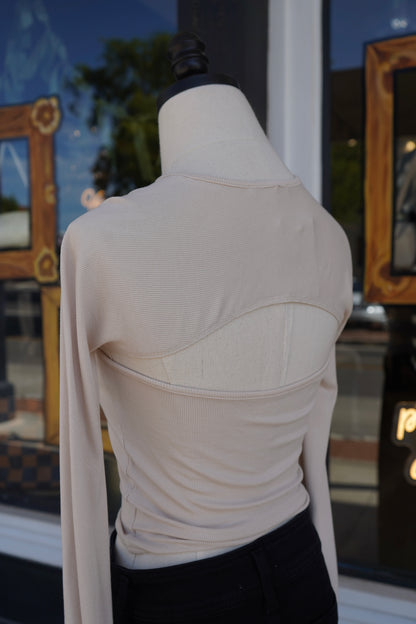 Stassie Cut-Out Long Sleeve