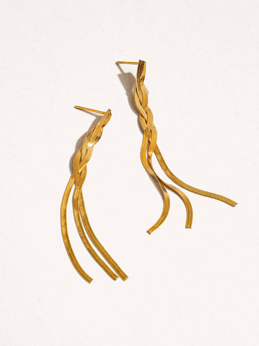 Zed Tassel Earring | Waterproof Jewelry