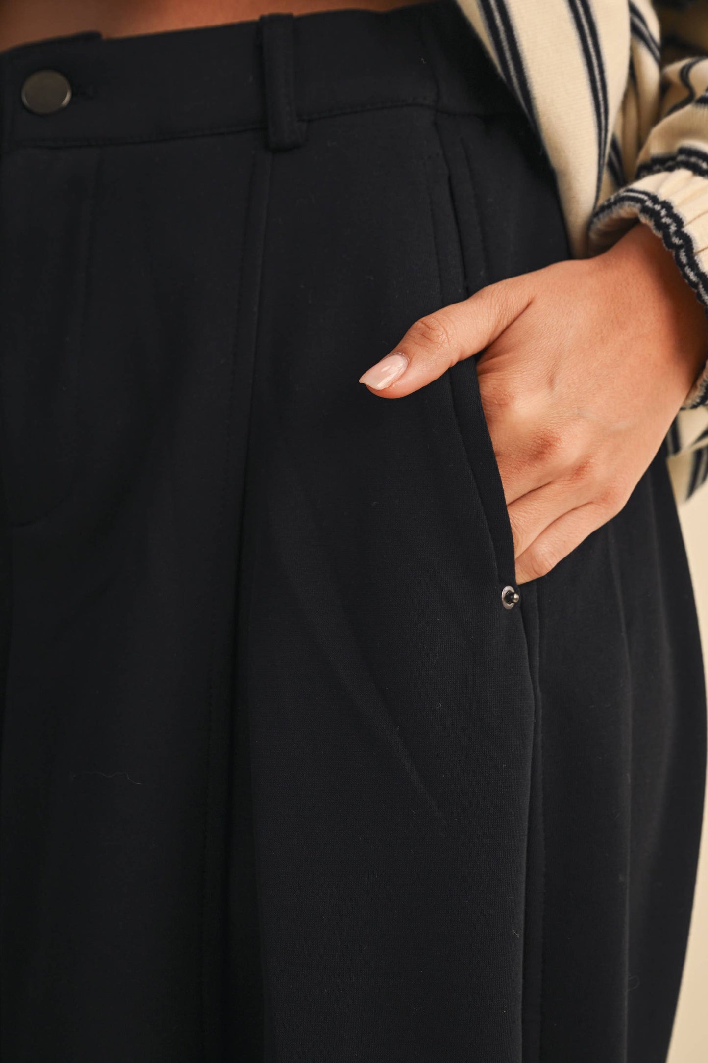 Jenna Sweatpant Barrel Trousers