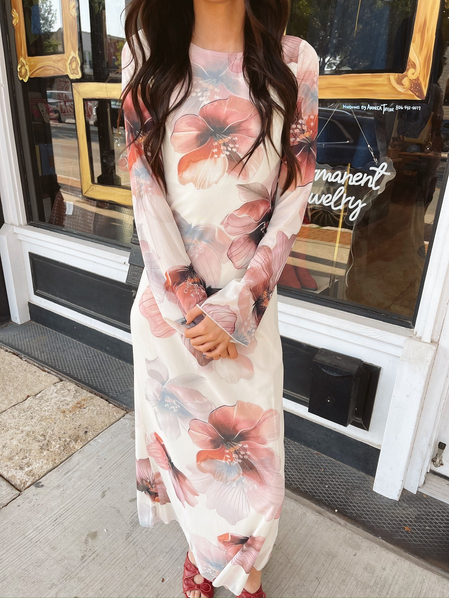 Ariana Floral Maxi Dress