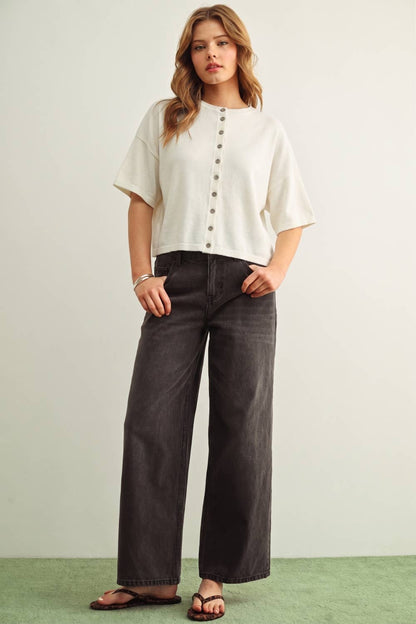 Etta Button Down Top