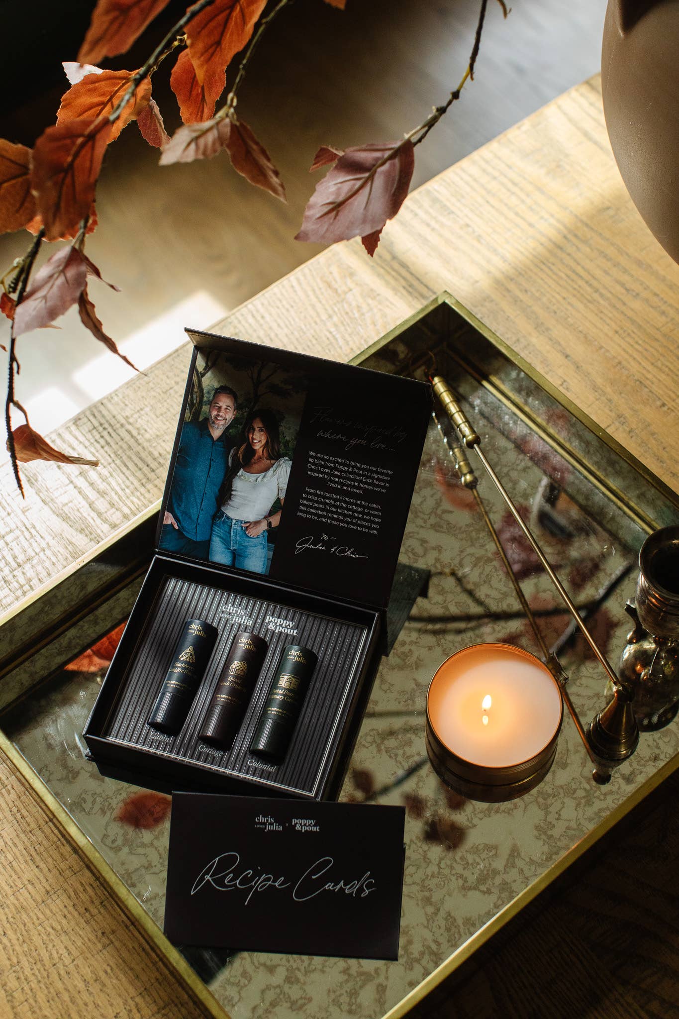 Chris Loves Julia Lip Balm Trio | Poppy & Pout