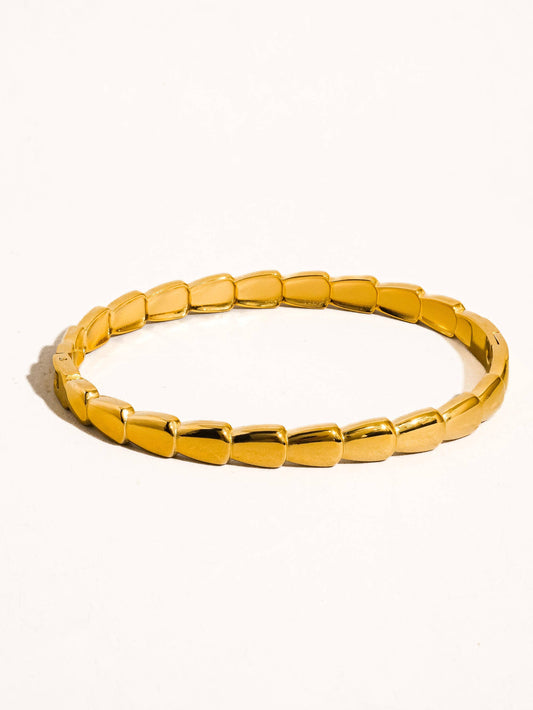 Brae Thin Serpent Bangle | Waterproof Jewelry