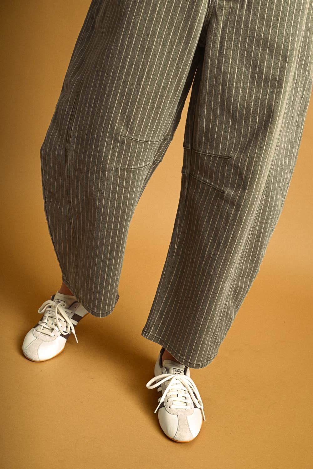 Penny Pin Stripe Barrel Pants