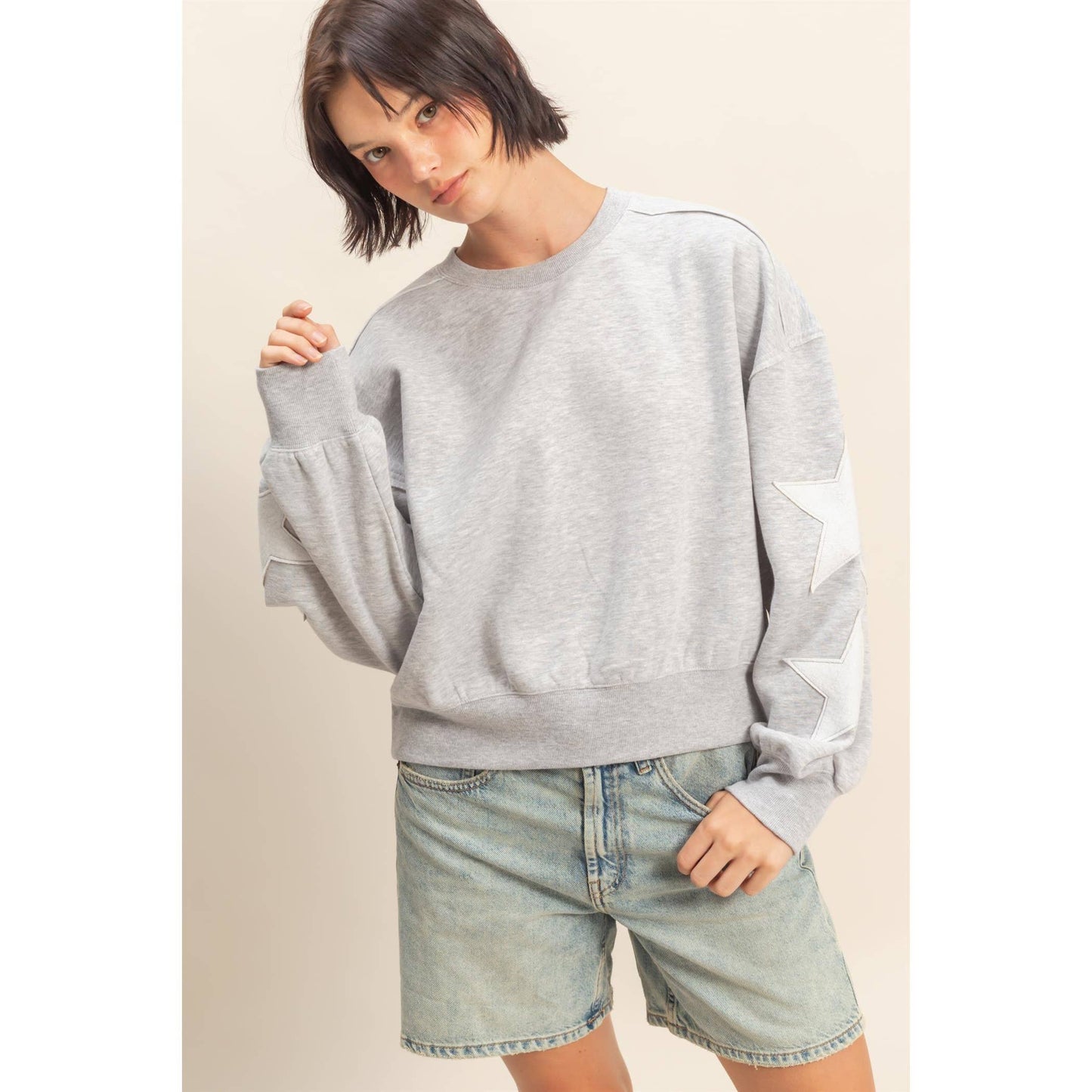 Astra Star Patch Sweatshirt