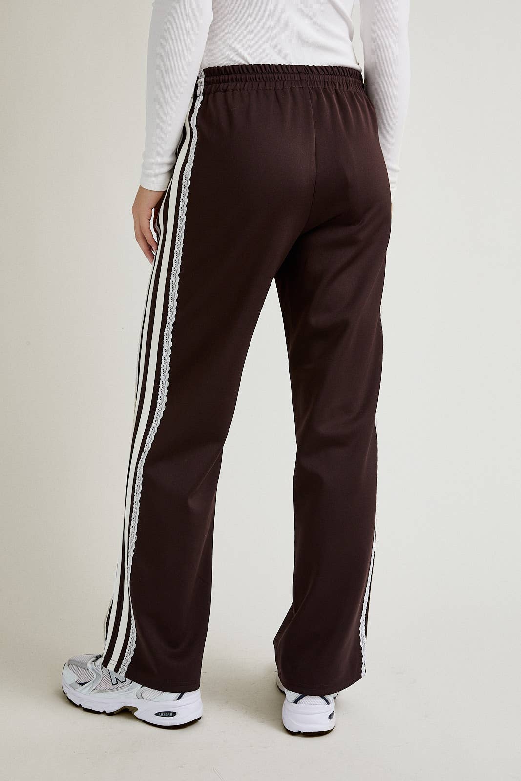 Maddie Lace Trim Track Pants