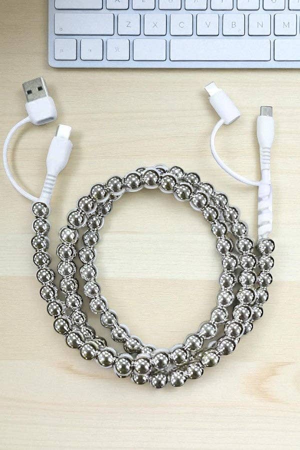 Beaded Cord Phone Charger