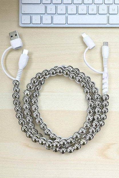 Beaded Cord Phone Charger
