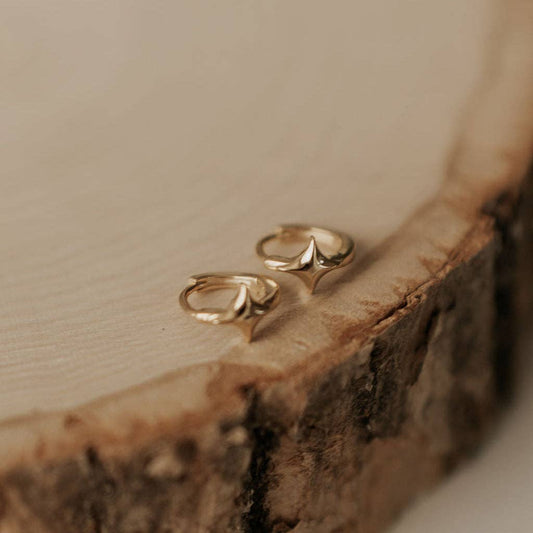 Beth Star Hoops | Waterproof Jewelry