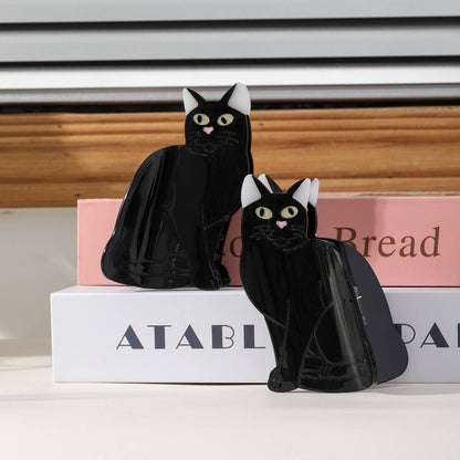 Salem Black Cat Hair Clip