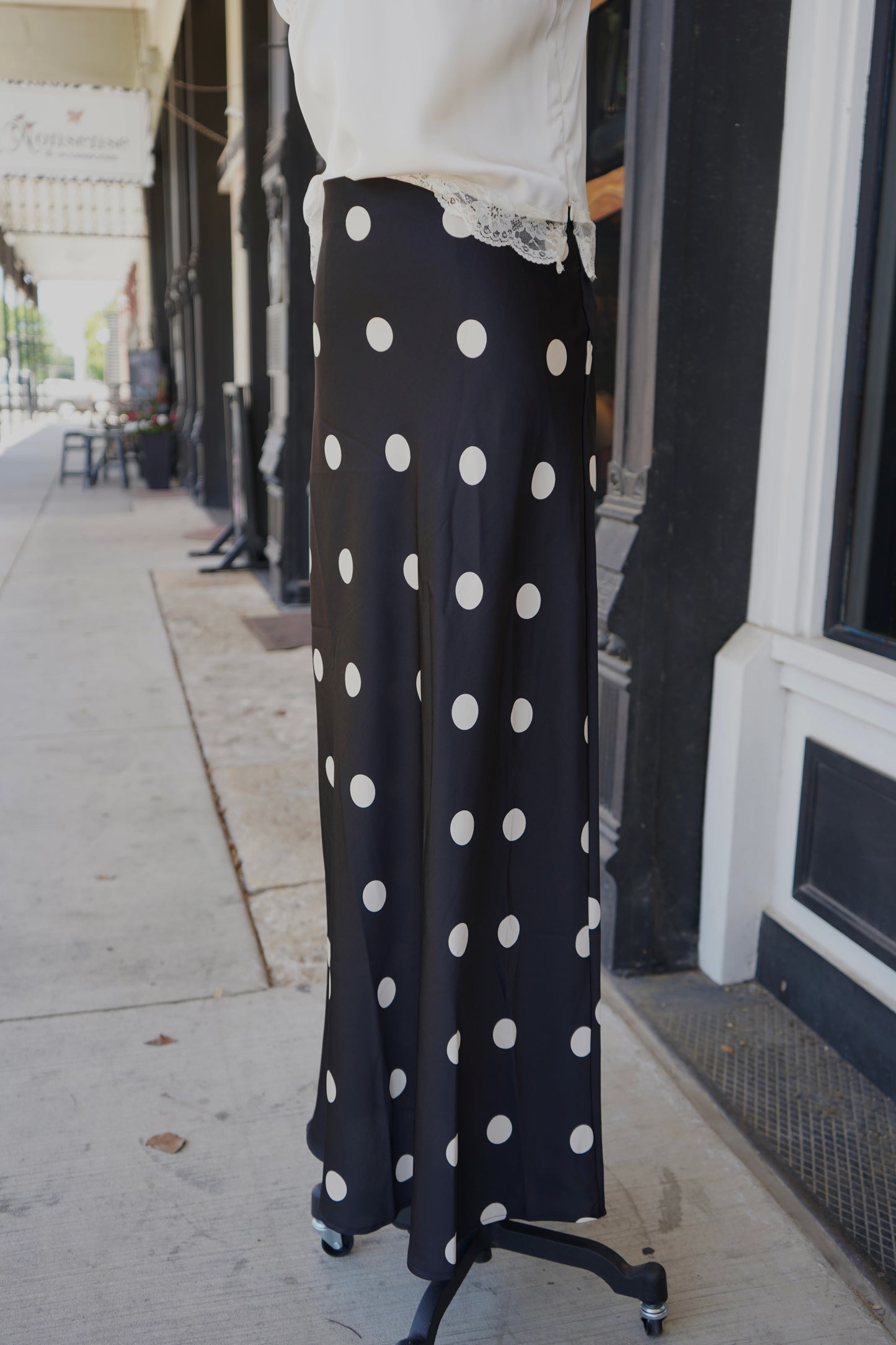 Nina Polka Dot Maxi Skirt
