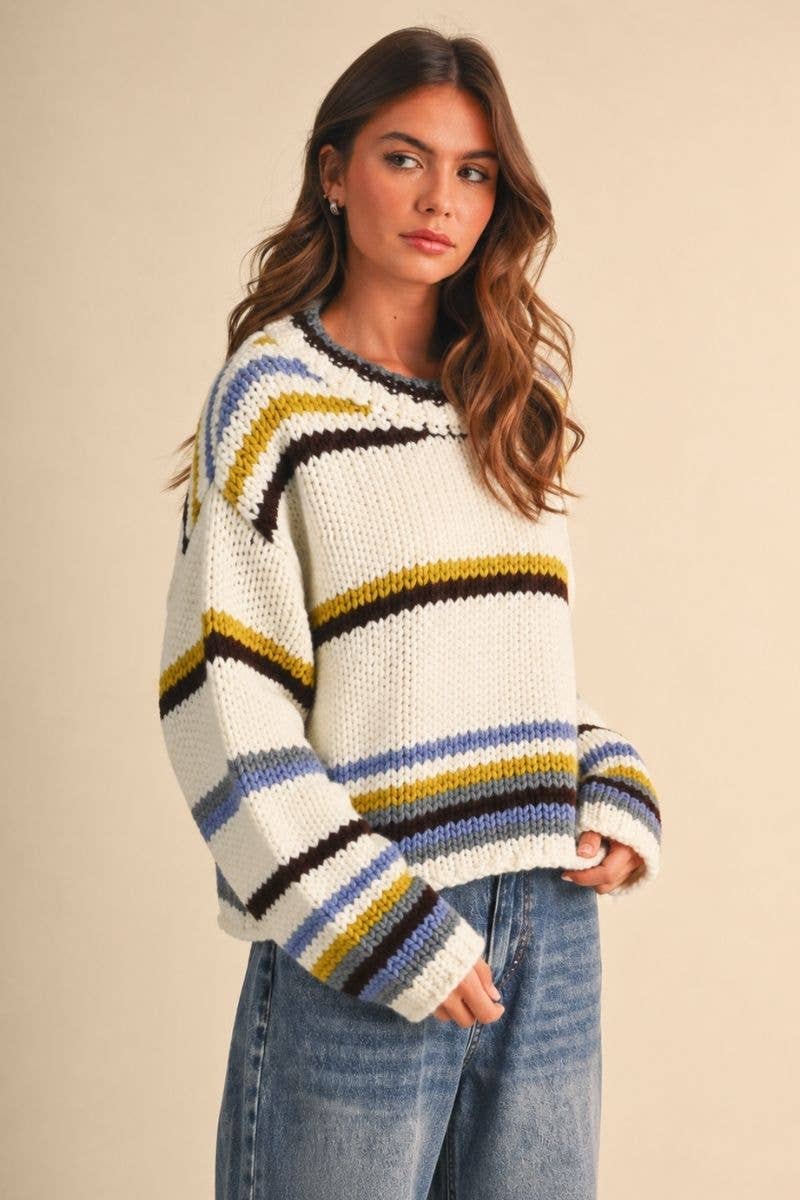 Amelia Stripe Sweater