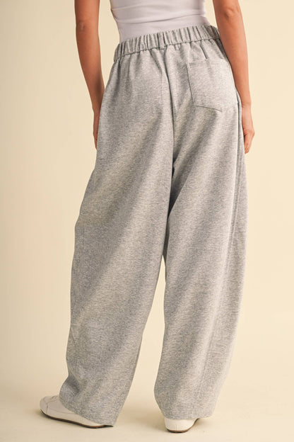 Jenna Sweatpant Barrel Trousers