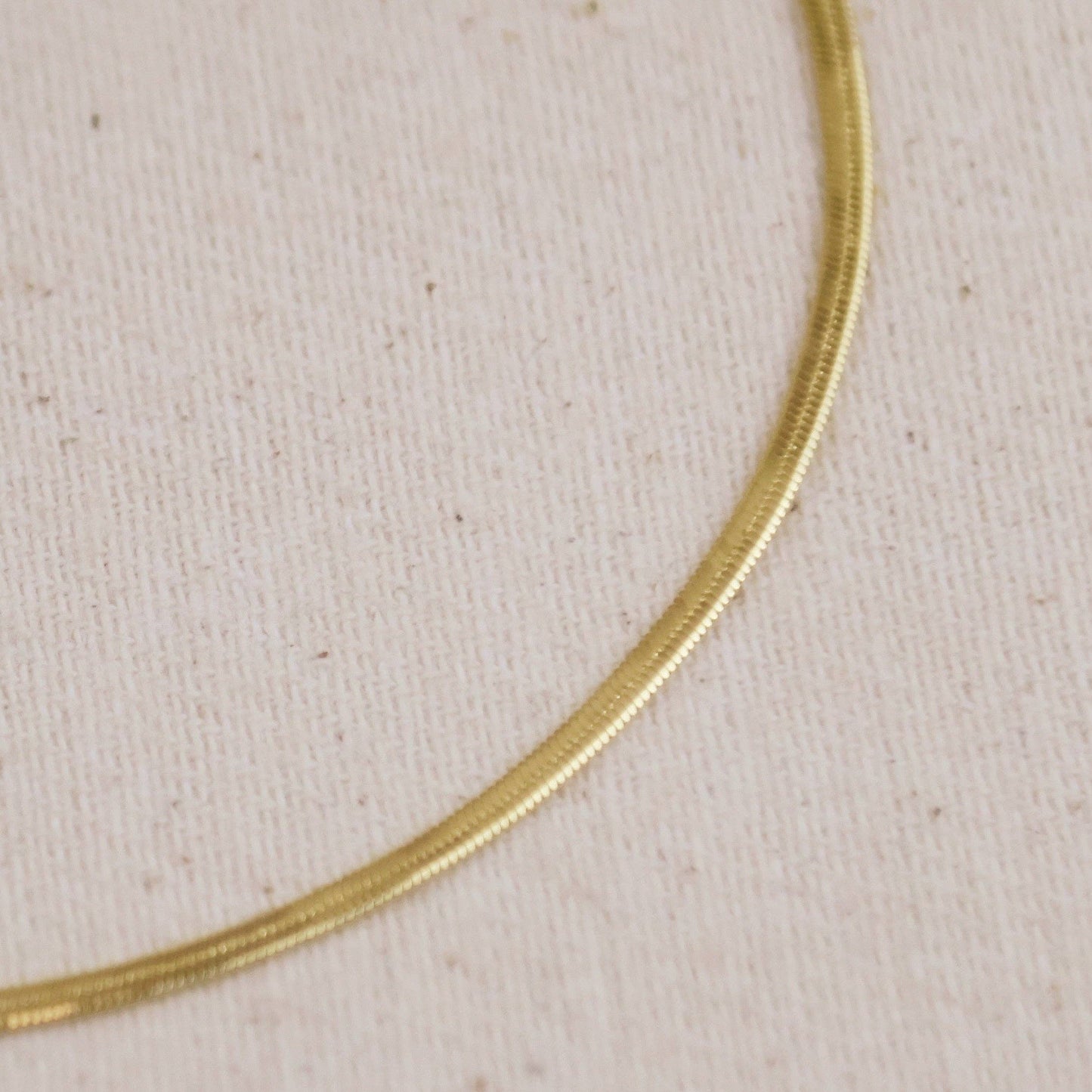 Herringbone Anklet | Waterproof Jewelry