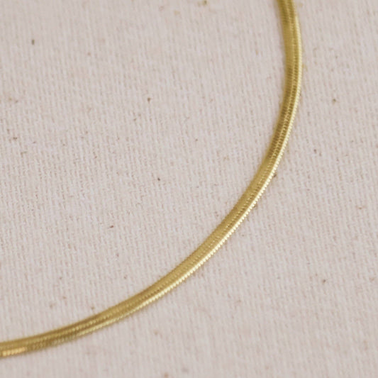Herringbone Anklet | Waterproof Jewelry