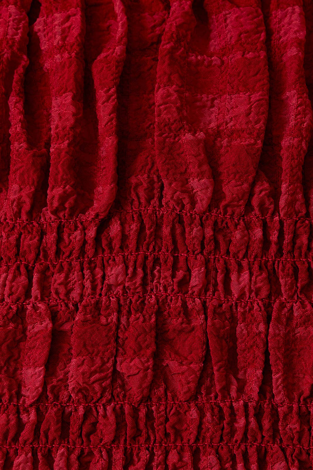 Jenni Smocked Mock Neck Blouse