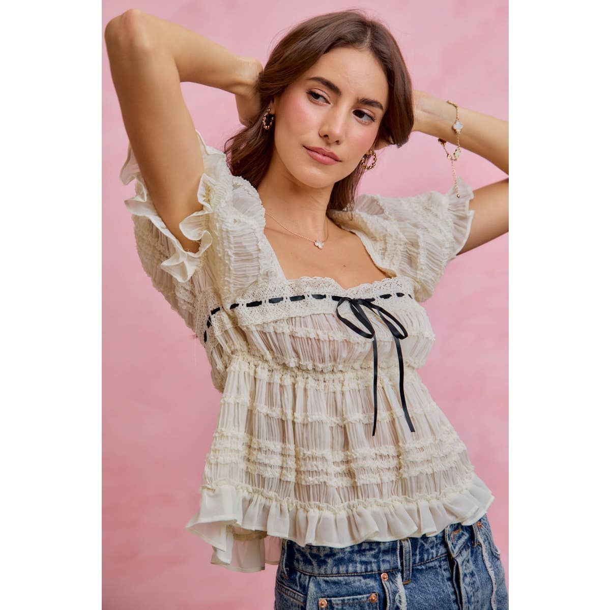Dolly Puff Sleeve Blouse