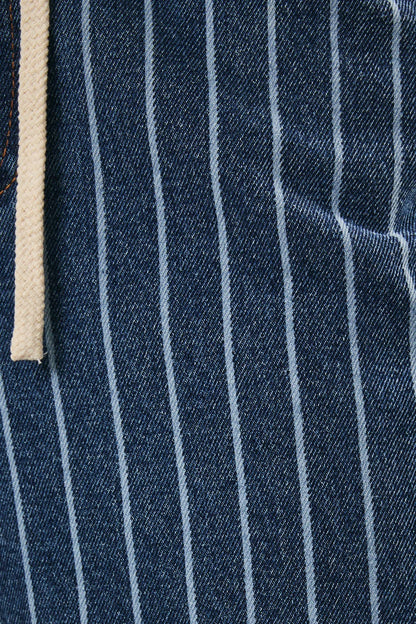 Joni Stripe Front Tie Jeans