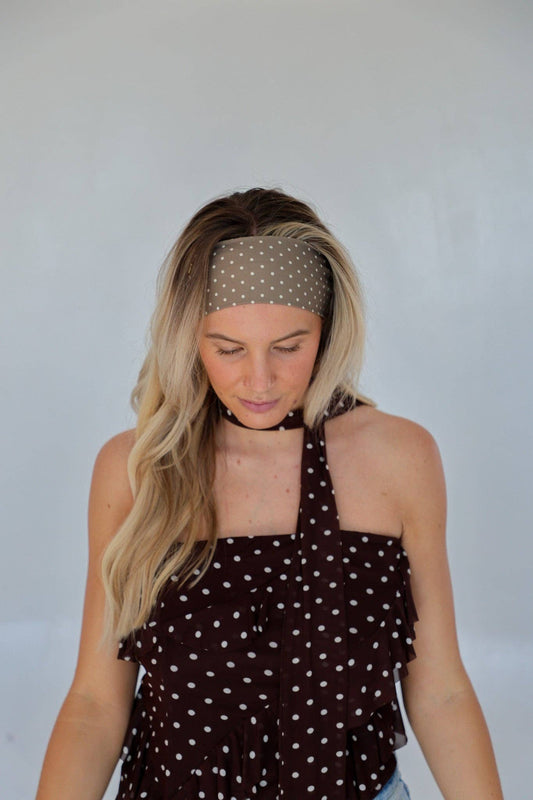 Polka Dot Soft Headband | KAXI