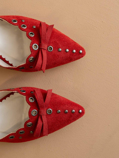 The Meridian Red | Kitten Heel