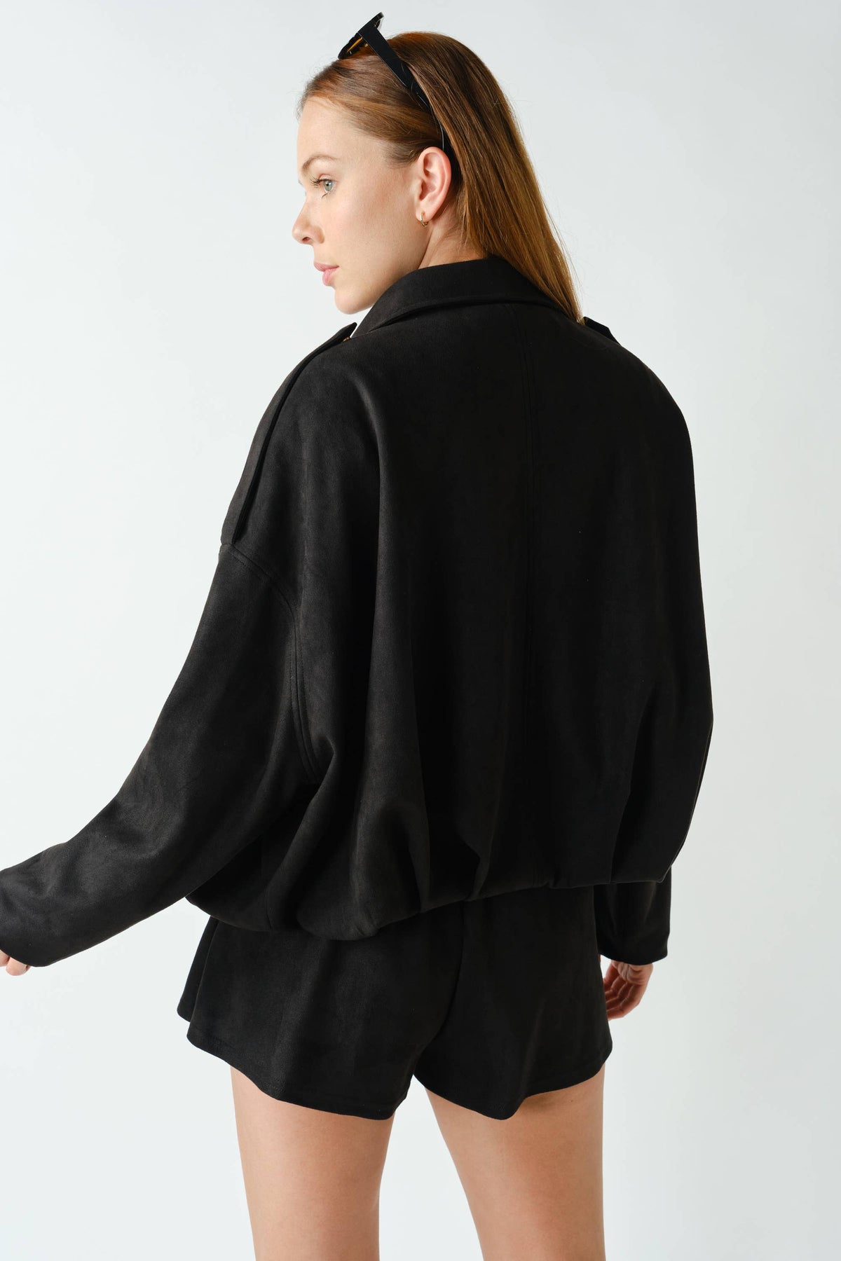 Devin Mojave Suede Finish Zip-Front Jacket