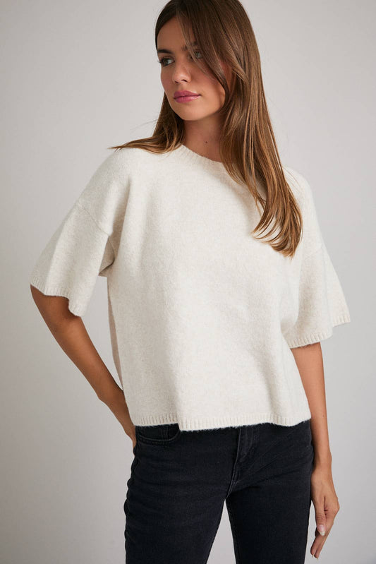Jessie Boxy Sweater Tee